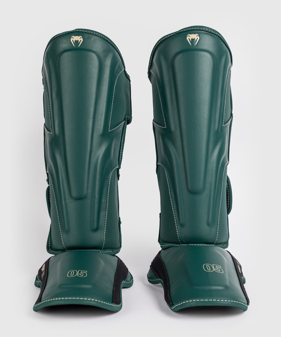 venum impact evo shin guards - emerald green