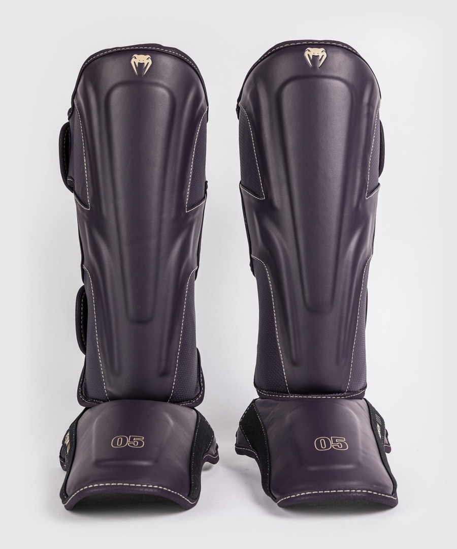 venum impact evo shin guards - deep purple