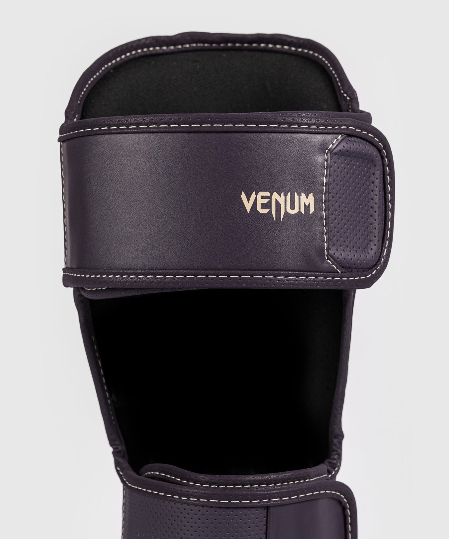 venum impact evo shin guards - deep purple