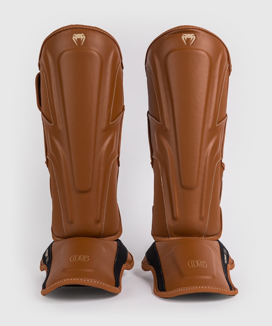 venum impact evo shin guards - havana