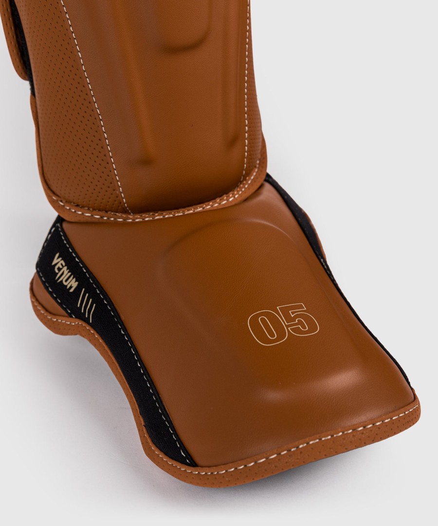 venum impact evo shin guards - havana
