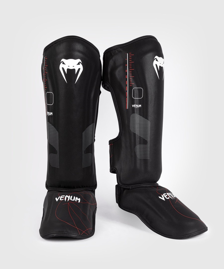 venum tactical xt shinguards - blackfire red