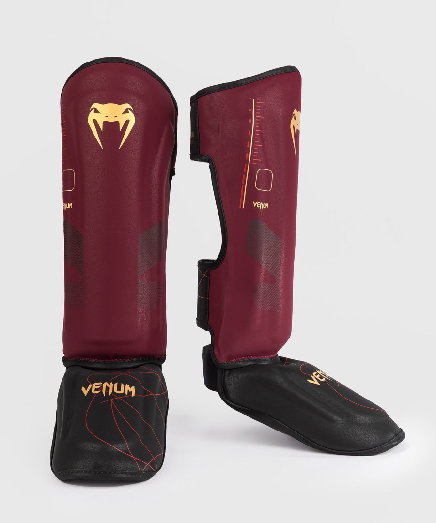 venum tactical xt shinguards - blackburgundygold