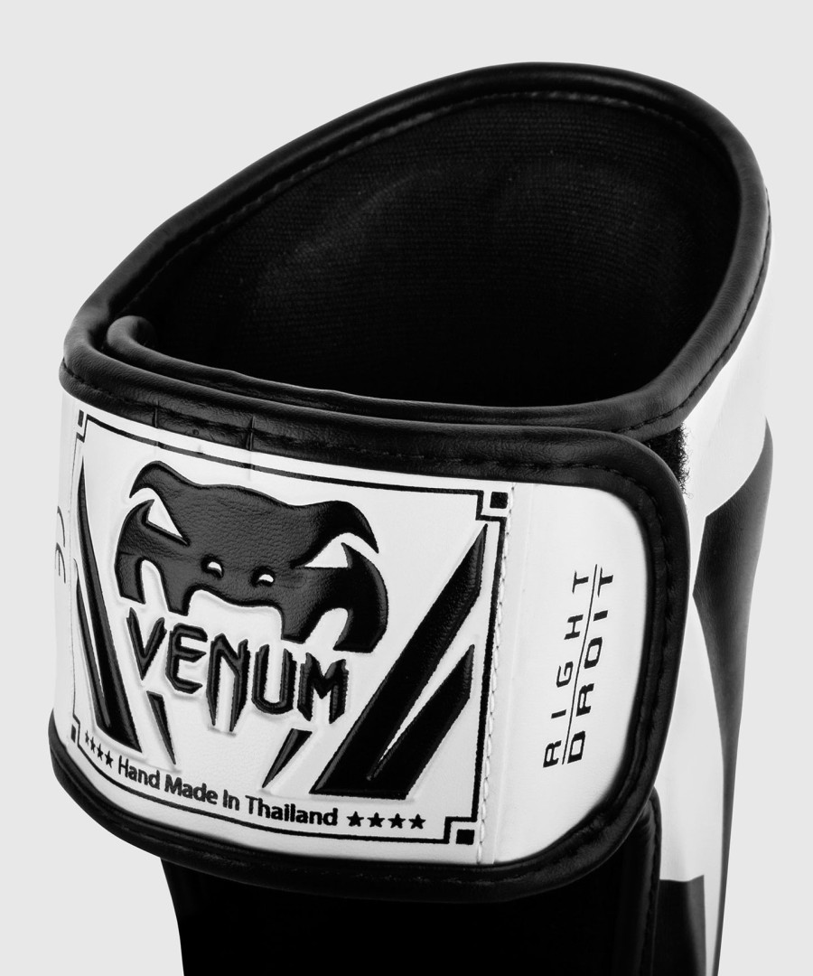 venum elite standup shinguards - whiteblack