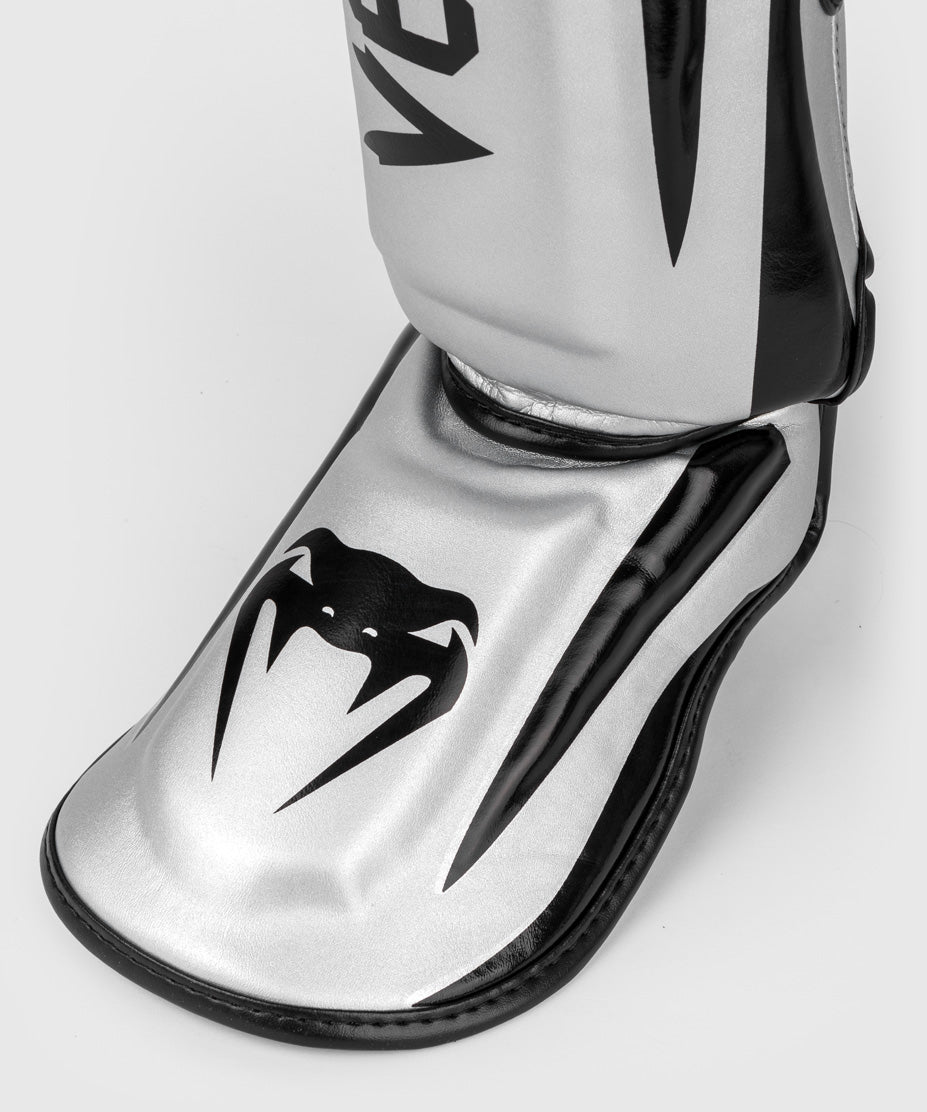 venum elite standup shinguards - silverblack
