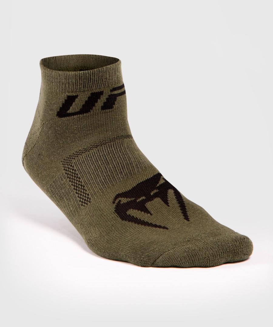ufc venum authentic fight week unisex performance sock set of 2 - khaki