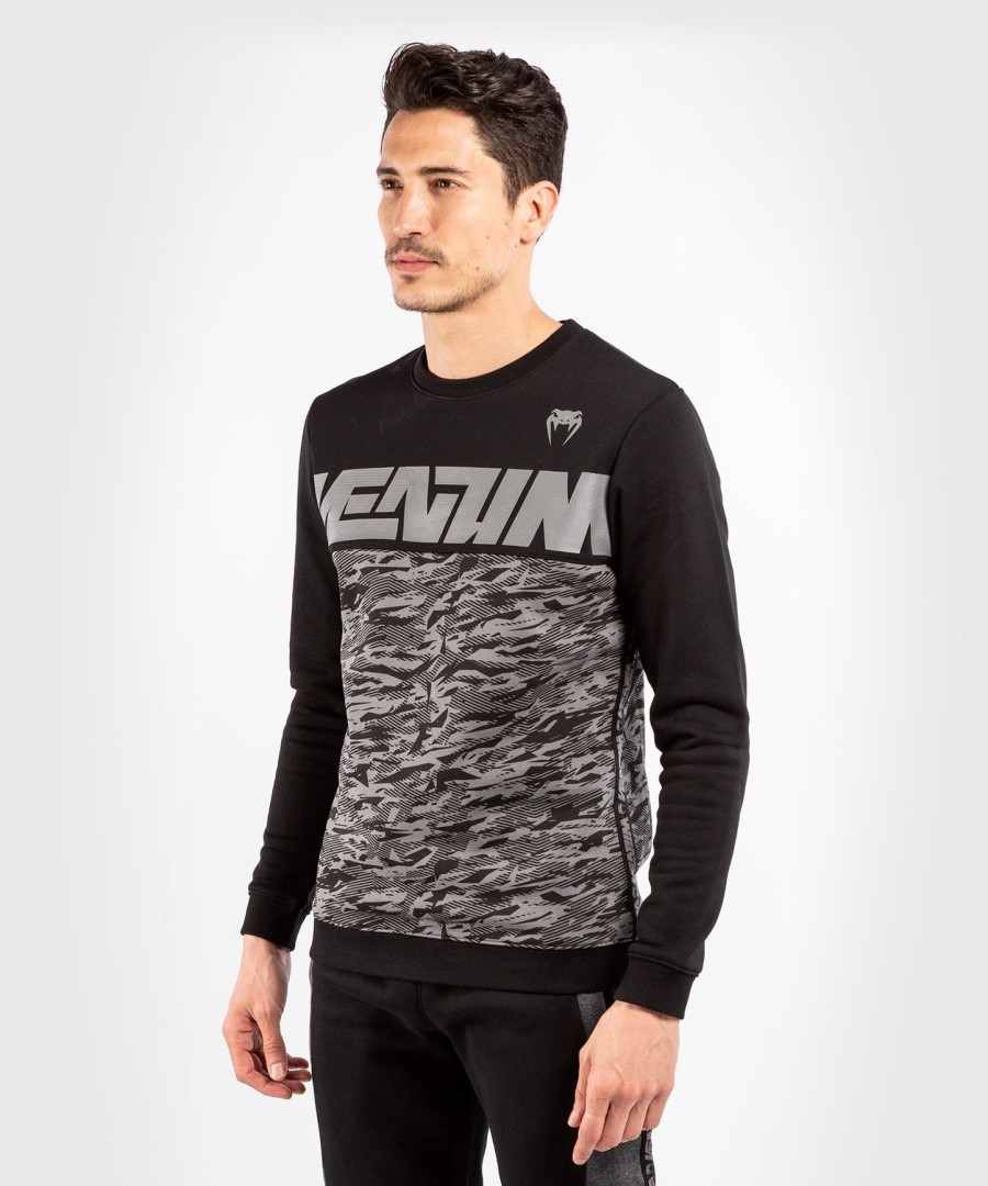 venum connect crewneck sweatshirt - blackdark camo