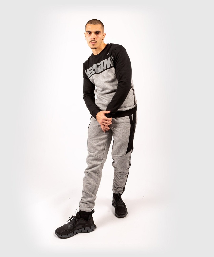 venum connect crewneck sweatshirt - blackdark heather grey