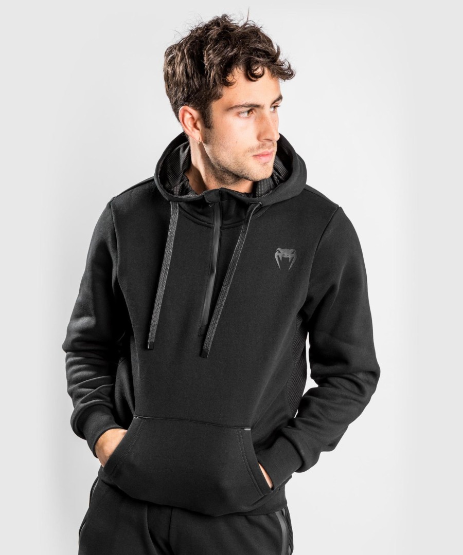 venum contender evo hoodie - black