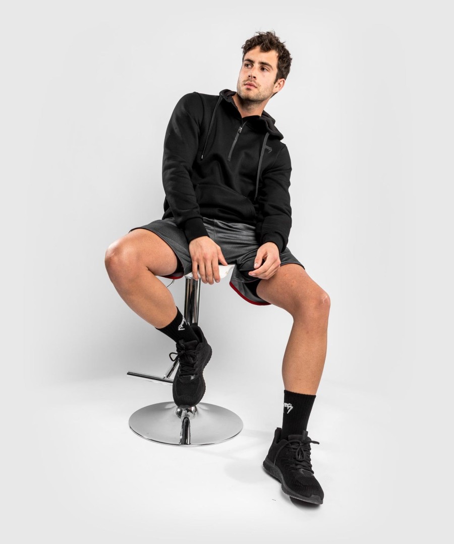 venum contender evo hoodie - black