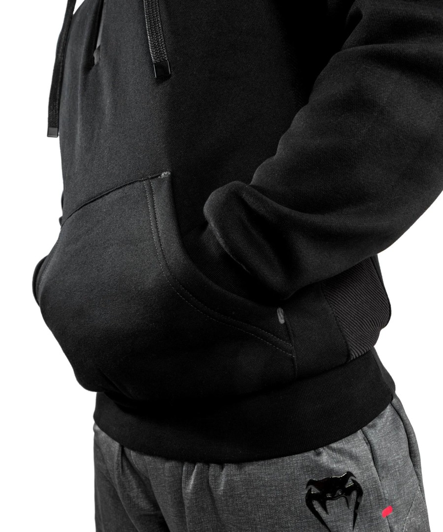 venum contender evo hoodie - black