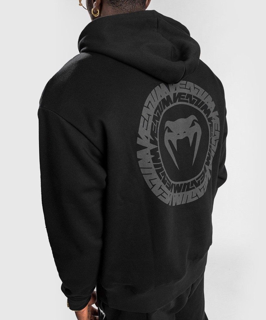 venum vortex xl hoodie - oversize - black