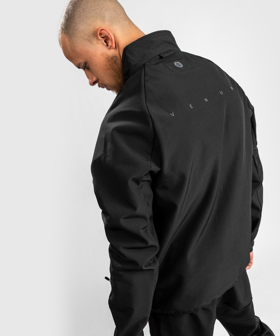 venum altitude half-zip sweater - black