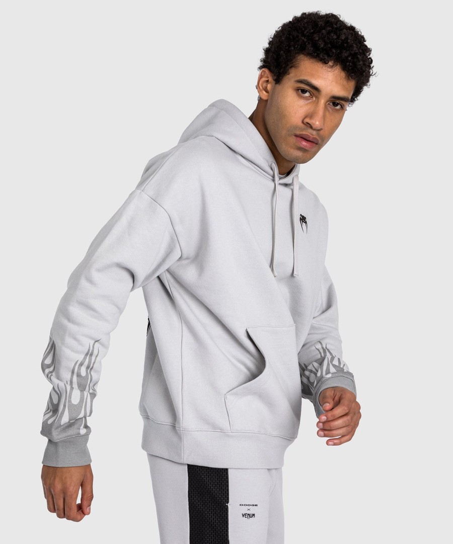 venum x dodge demon 170 pullover hoodie - grey