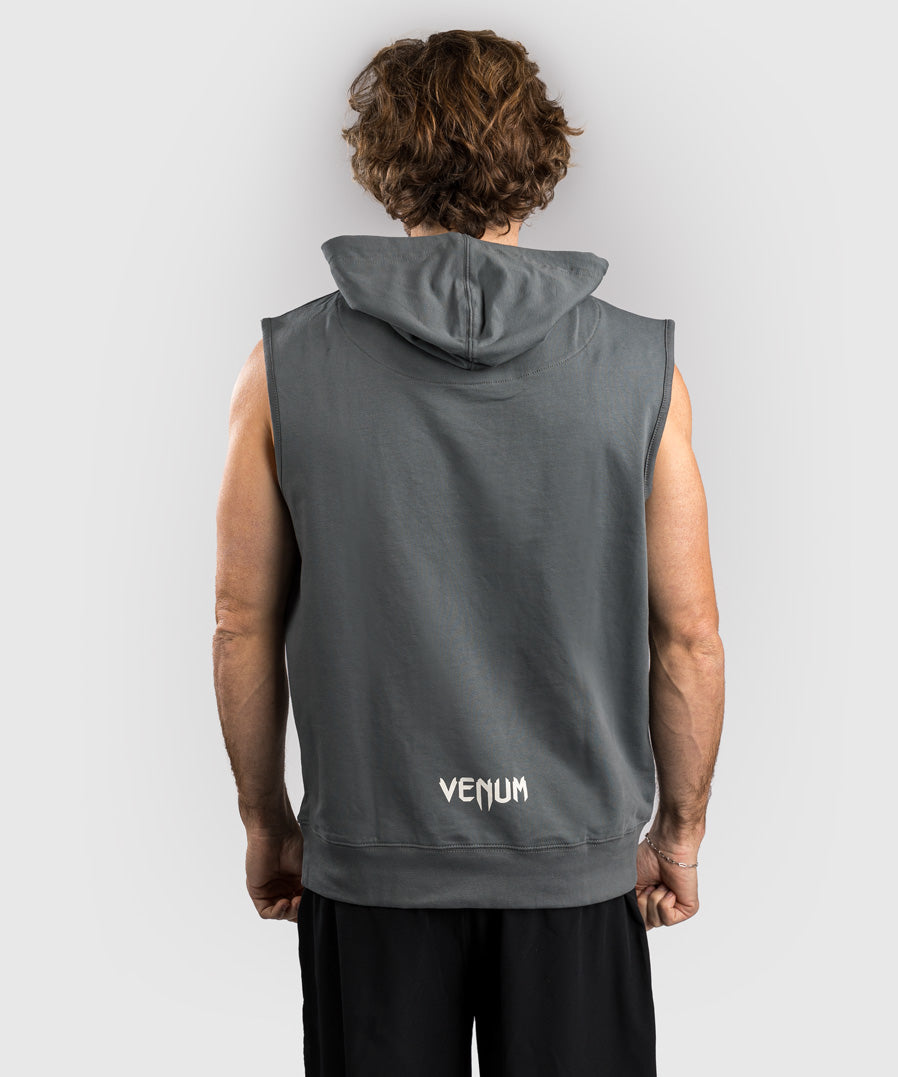 venum sparring sleeveless hoodies - storm grey
