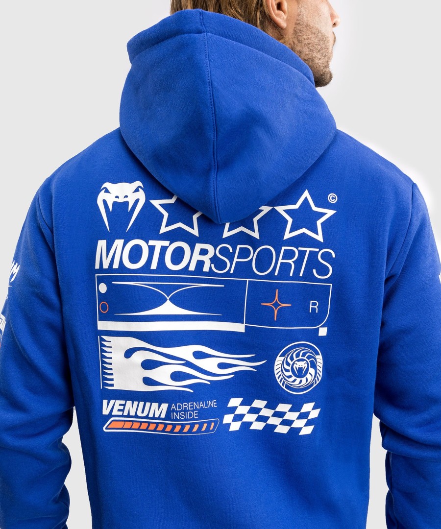 venum motorsport hoodie - royal blue