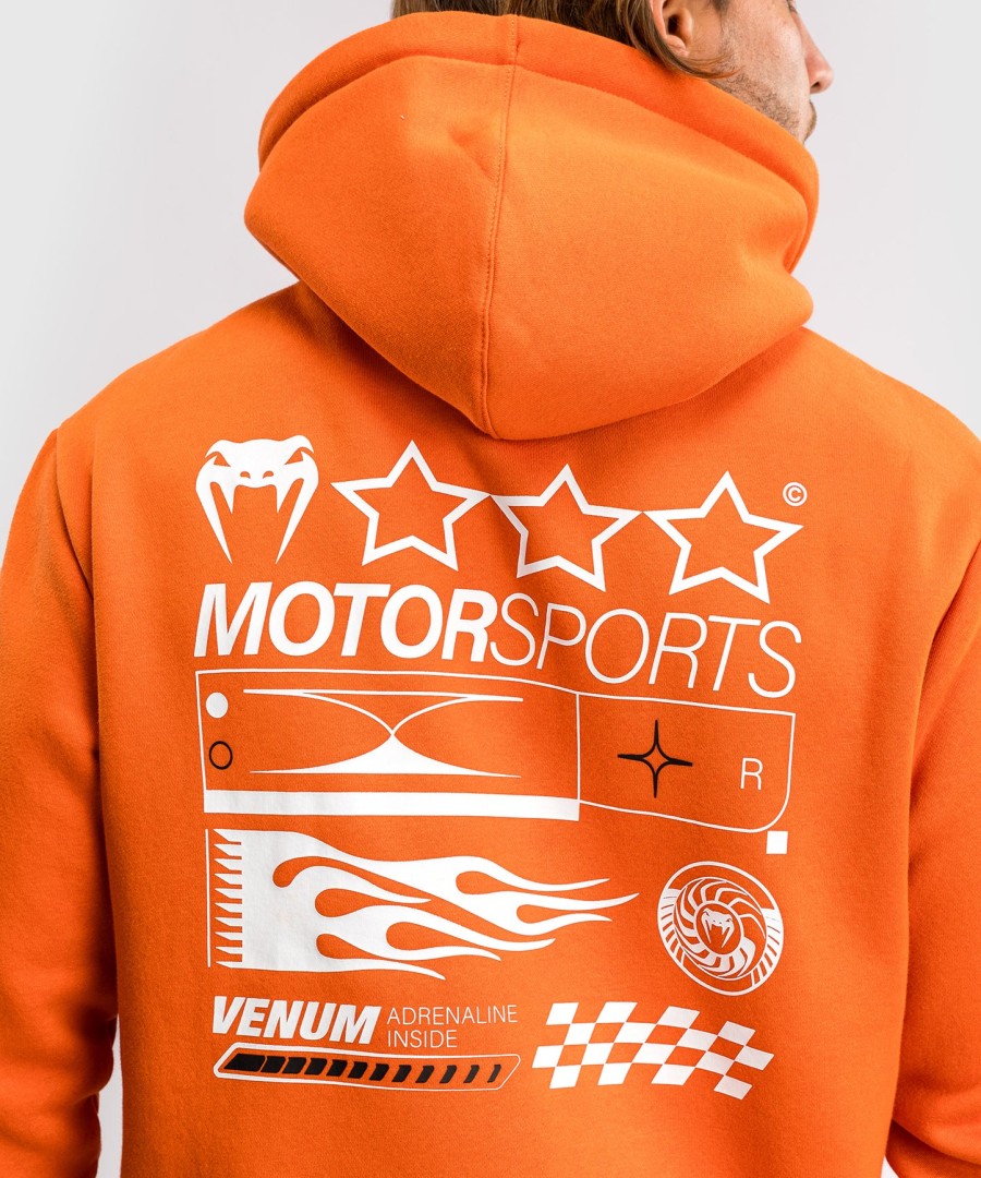 venum motorsport hoodie - tangerine