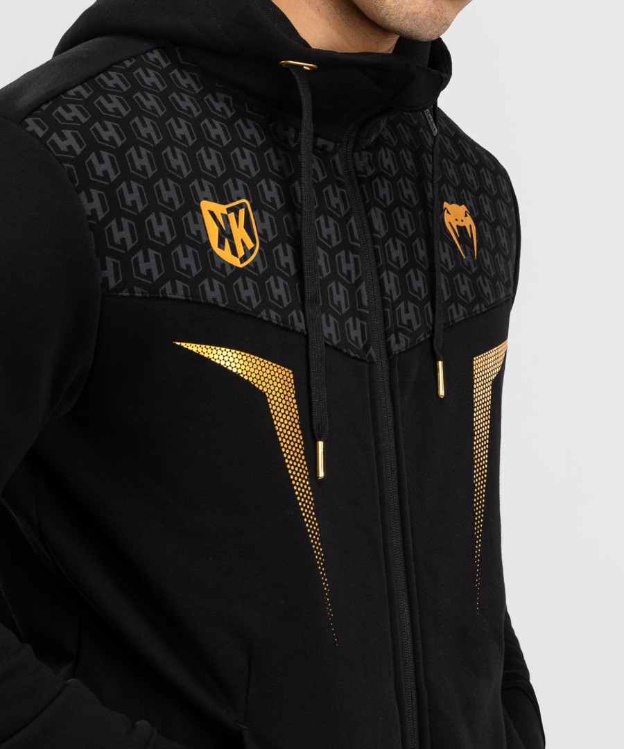 fk x venum hexagone mma hooded jacket - blackgold