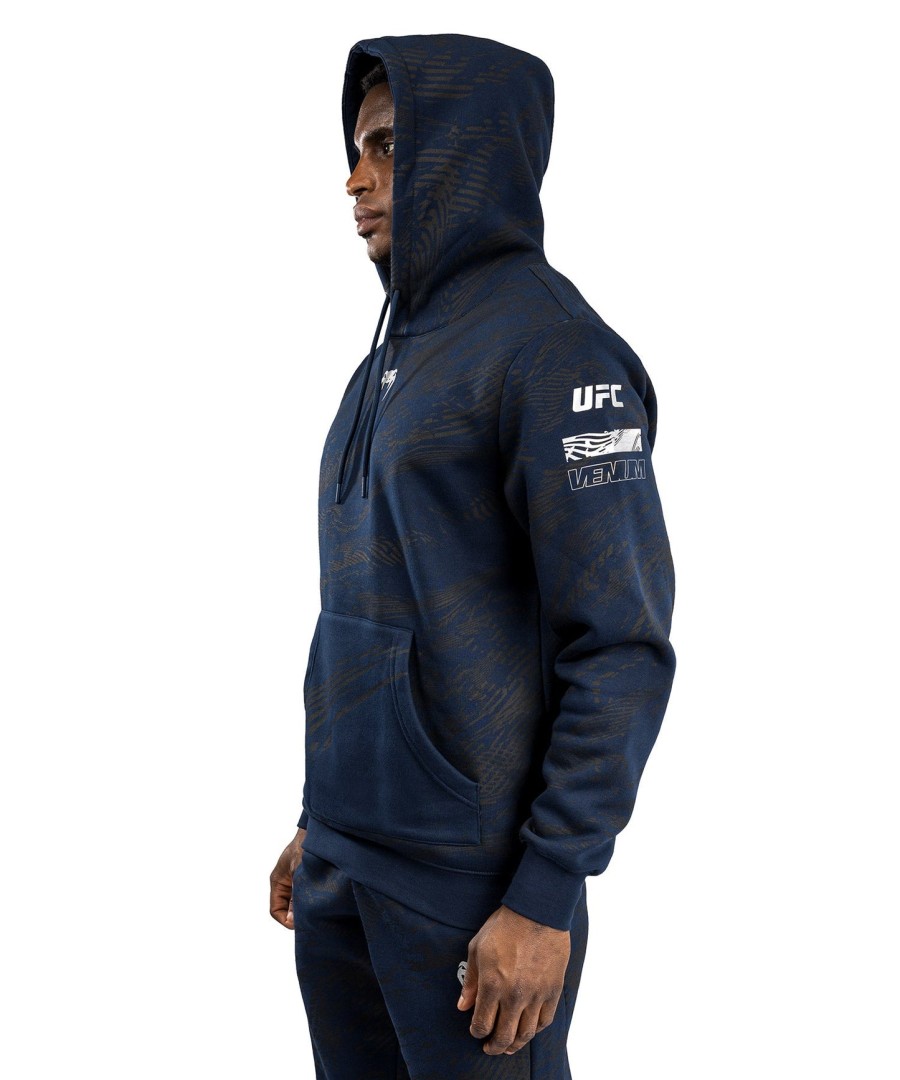 ufc fusion by venum fight week men pullover hoodie - oceanic blue