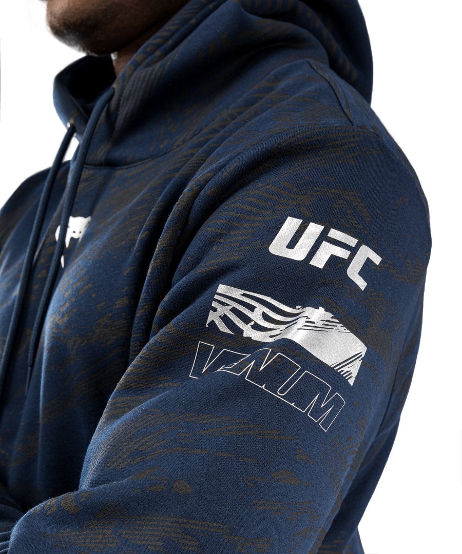 ufc fusion by venum fight week men pullover hoodie - oceanic blue