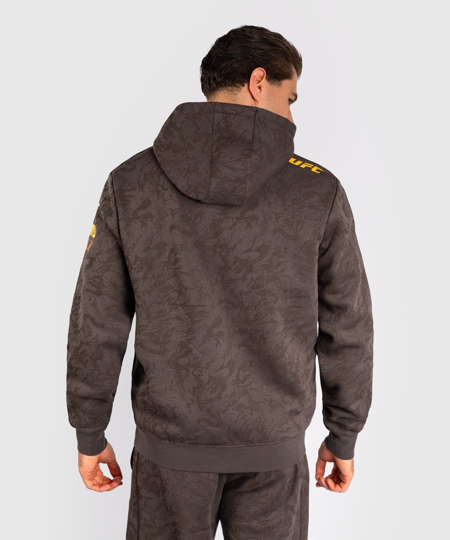ufc fusion by venum fight week men pullover hoodie - earthen brown
