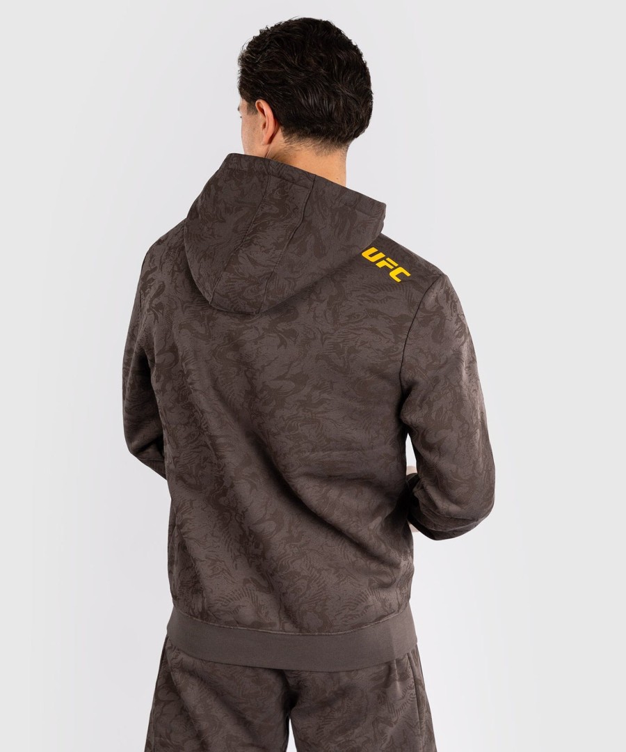 ufc fusion by venum fight week men pullover hoodie - earthen brown