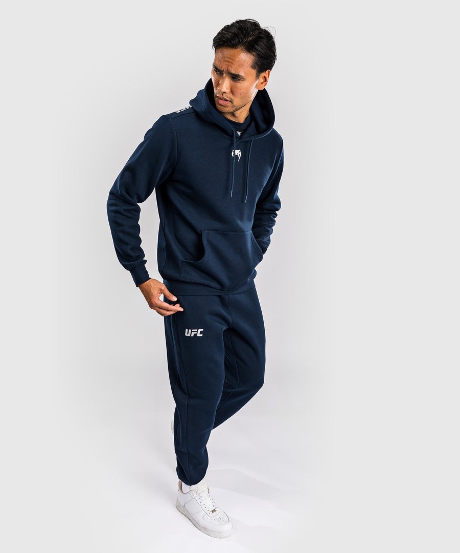 ufc fusion by venum fight week men pullover hoodie - solid oceanic blue