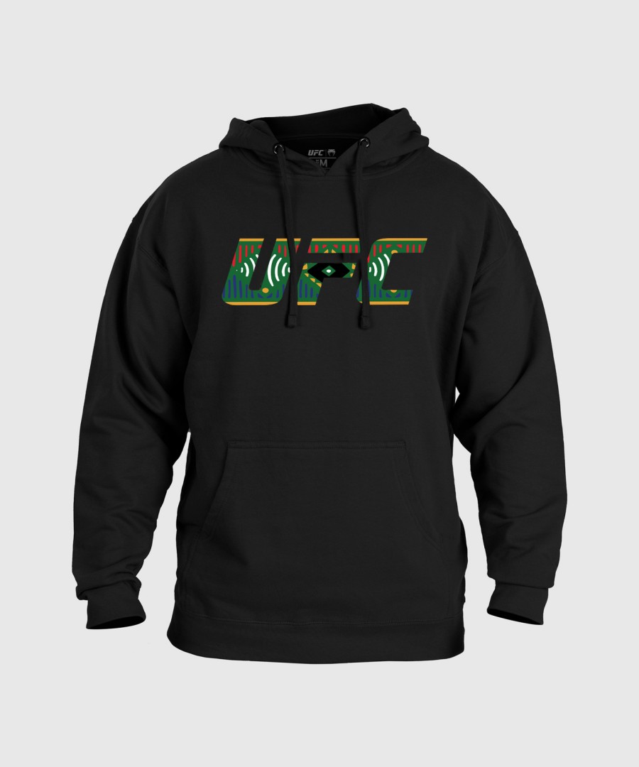 men ufc unrivaled by venum black dricus du plessis hoodie