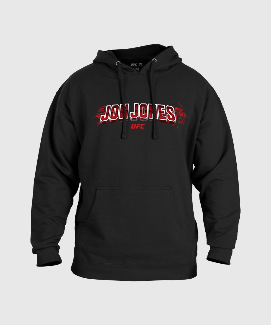 men ufc unrivaled by venum black jon jones hoodie