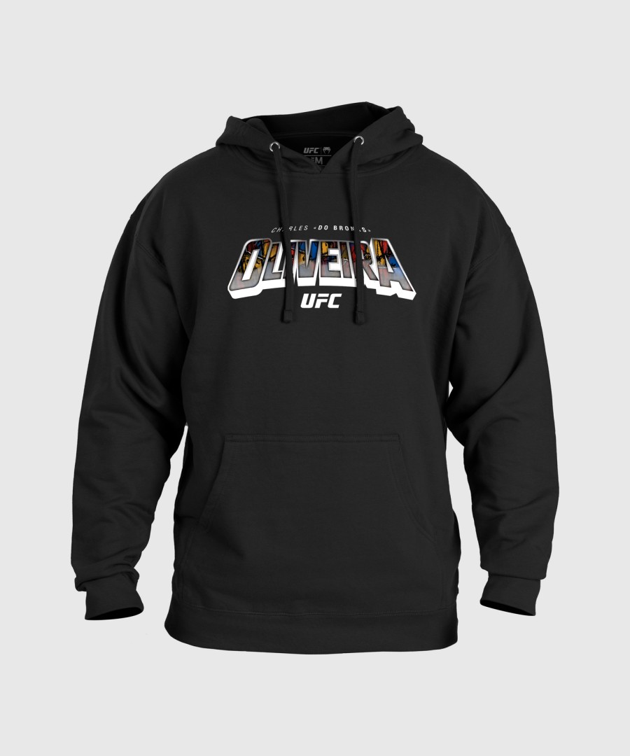 men ufc unrivaled by venum black charles oliveira hoodie