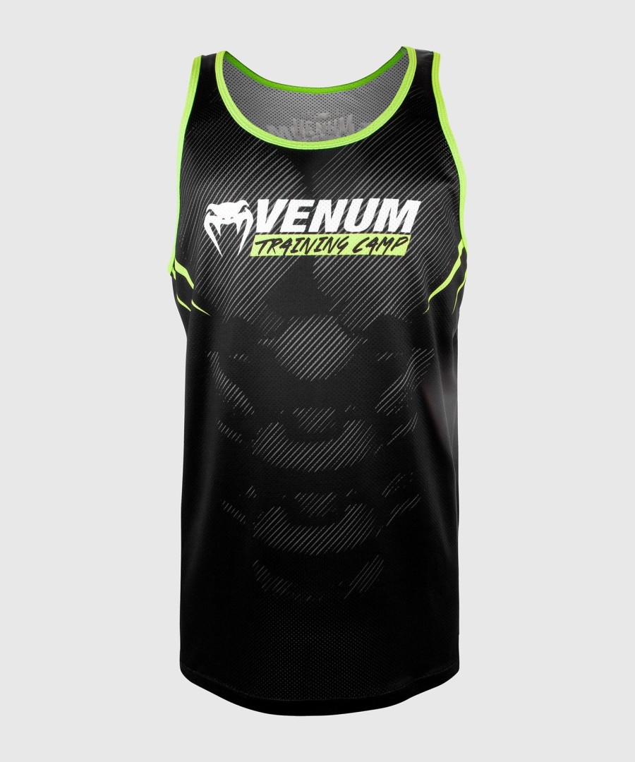 venum training camp 2.0 tank top - blackneo yellow