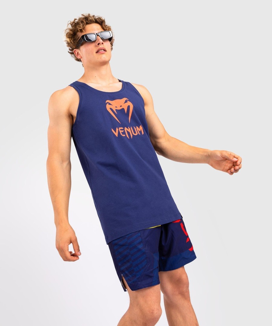 venum classic tank top - navy blueorange