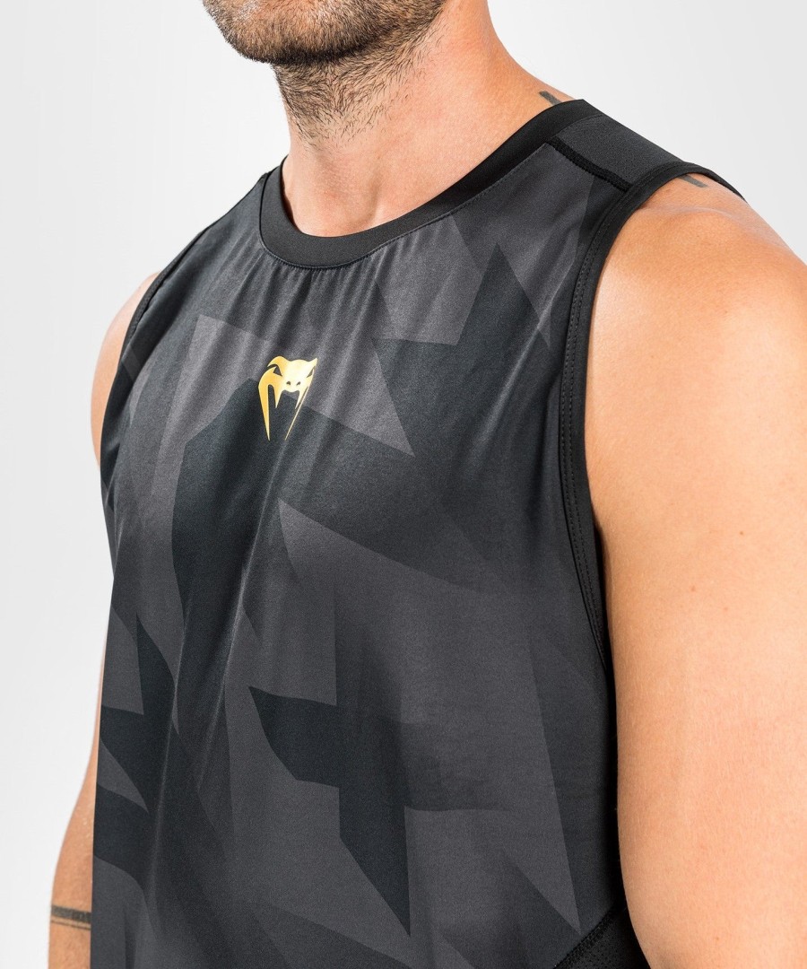 venum razor dry tech tank top - blackgold