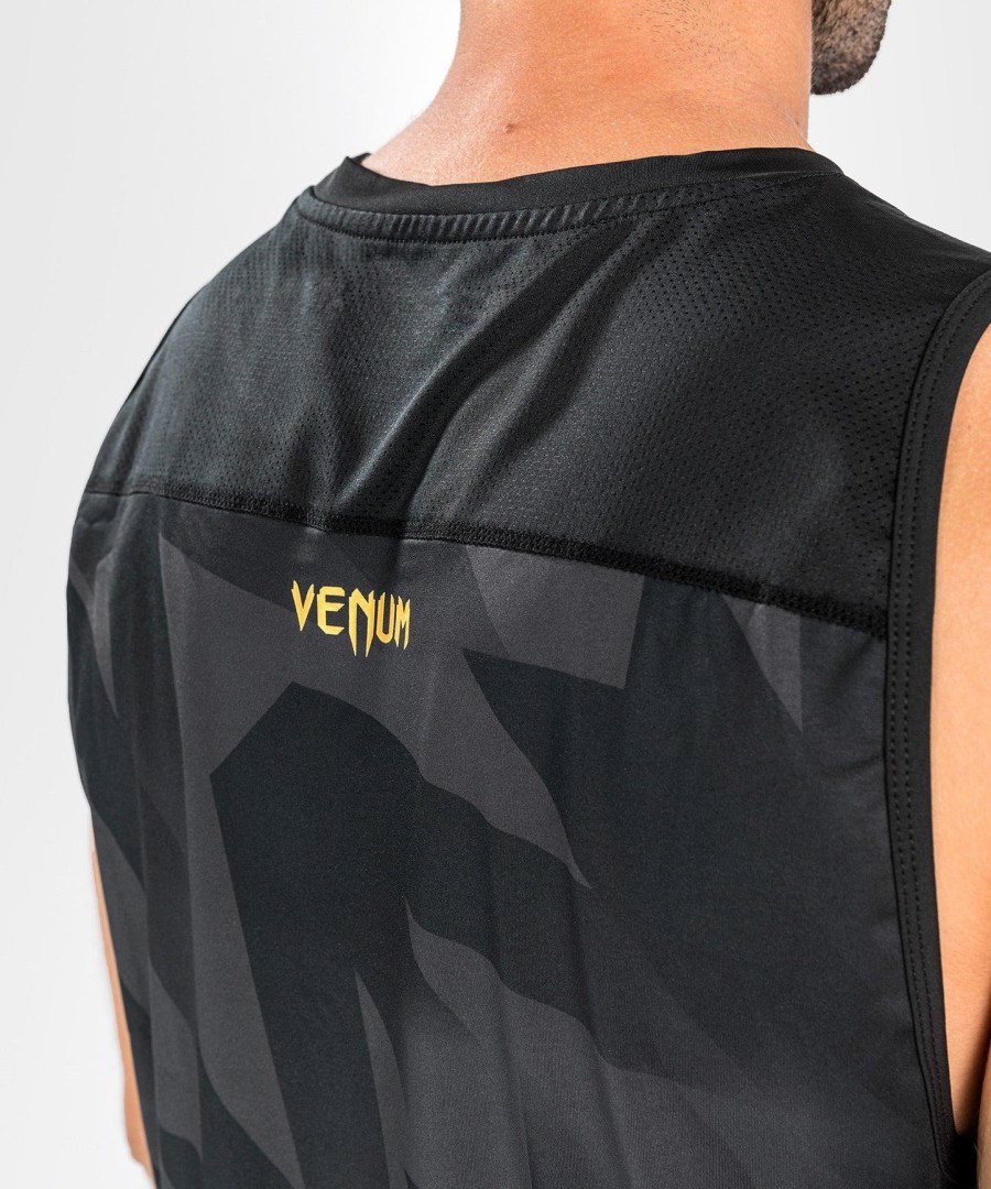 venum razor dry tech tank top - blackgold