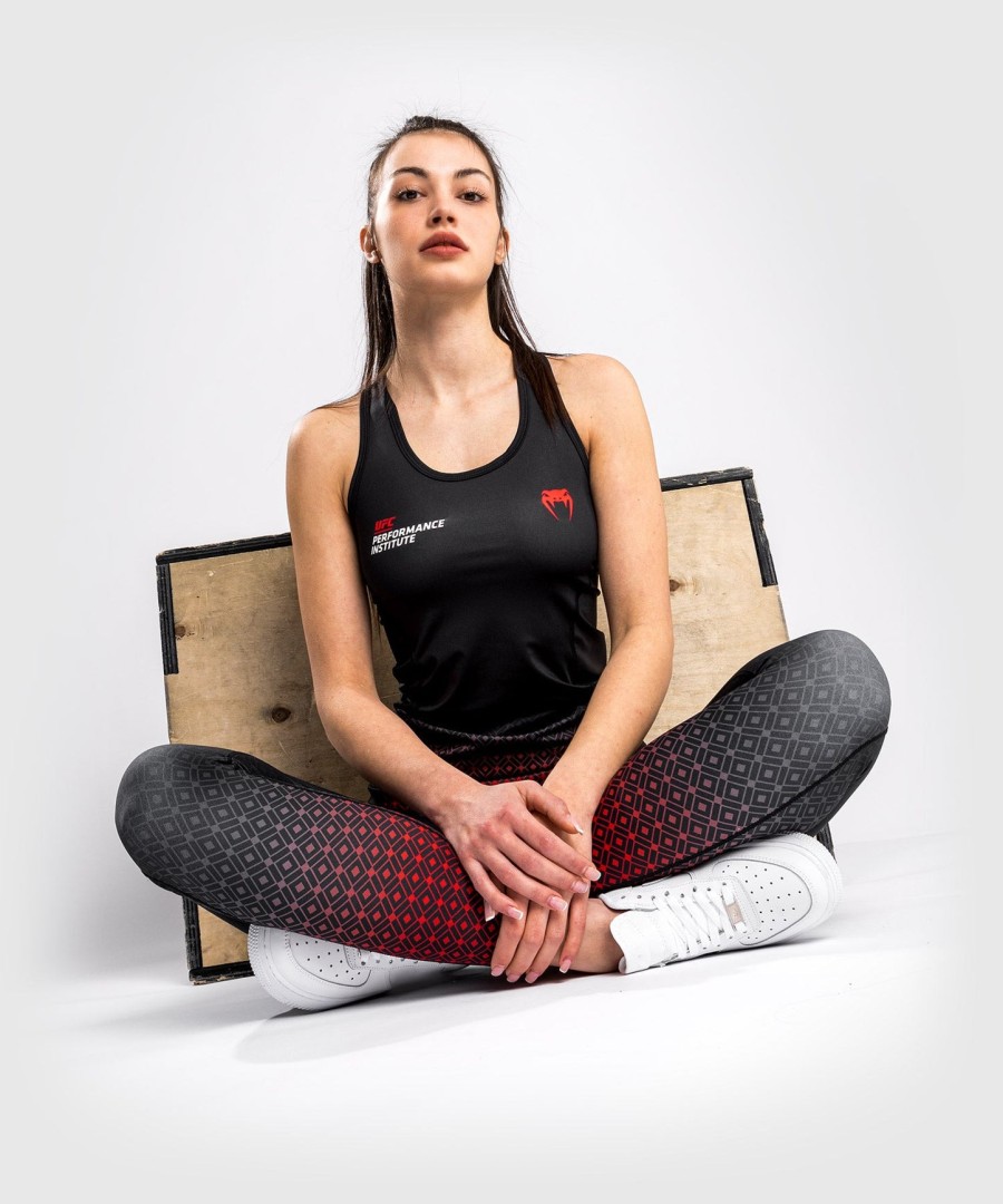 ufc venum performance institute dry tech tank top - for women - blackred