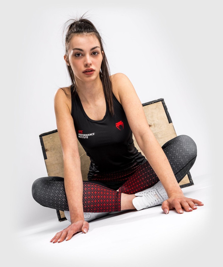 ufc venum performance institute dry tech tank top - for women - blackred