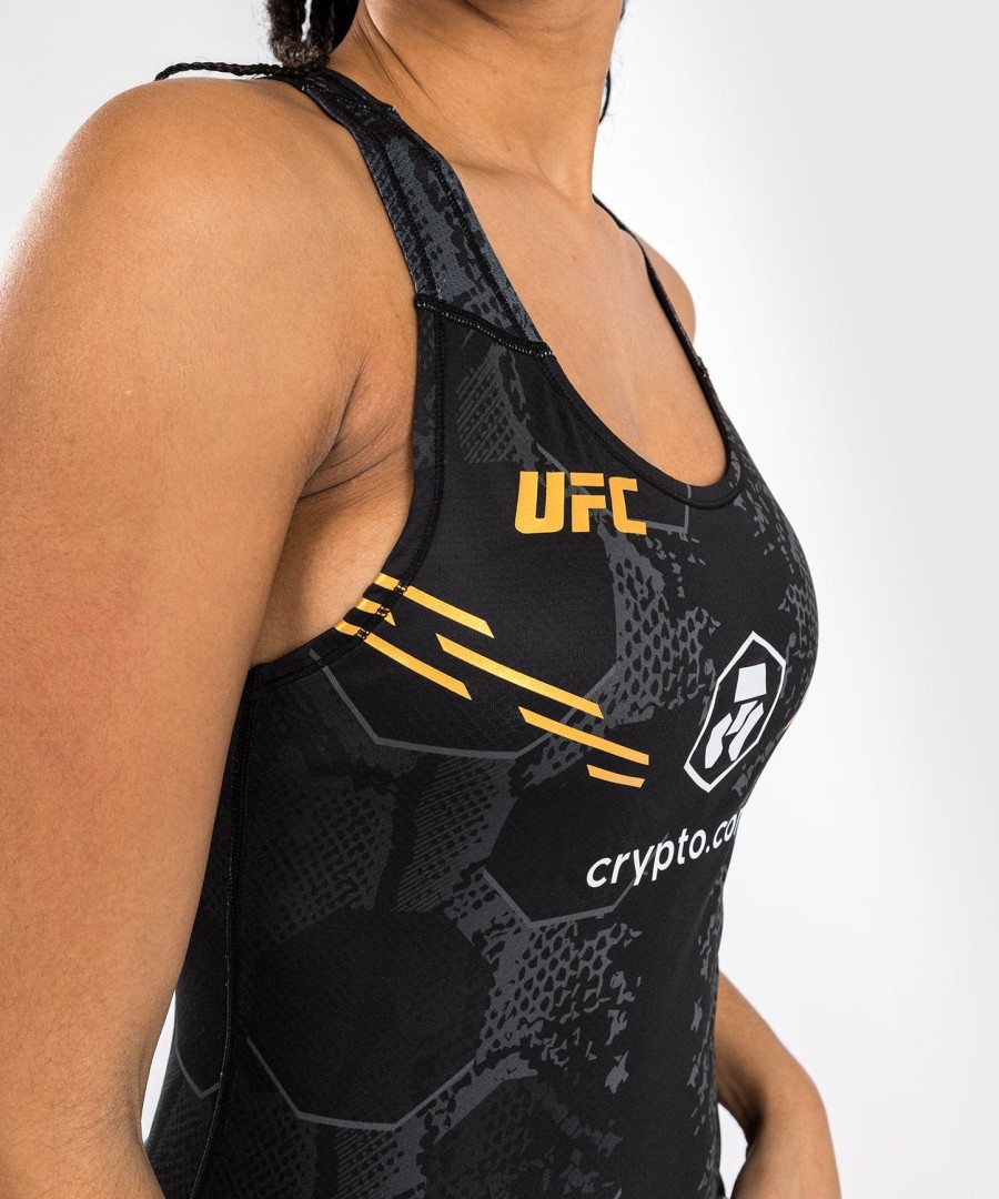 ufc adrenaline by venum authentic fight night women fitted tank with shelf bra - champion