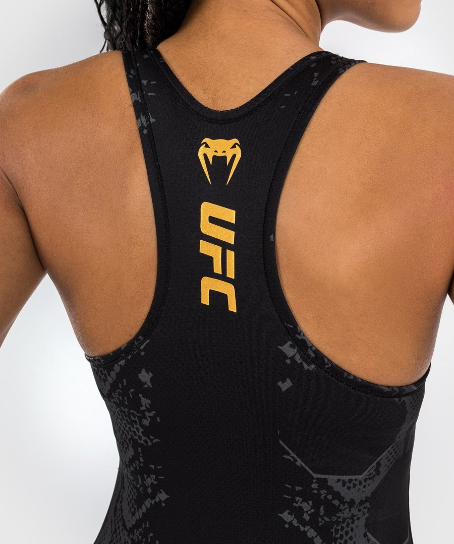 ufc adrenaline by venum authentic fight night women fitted tank with shelf bra - champion