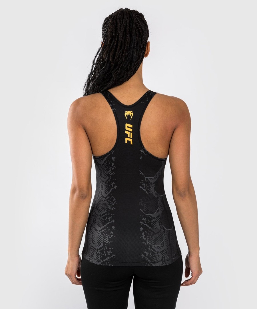 ufc adrenaline by venum authentic fight night women fitted tank with shelf bra - champion