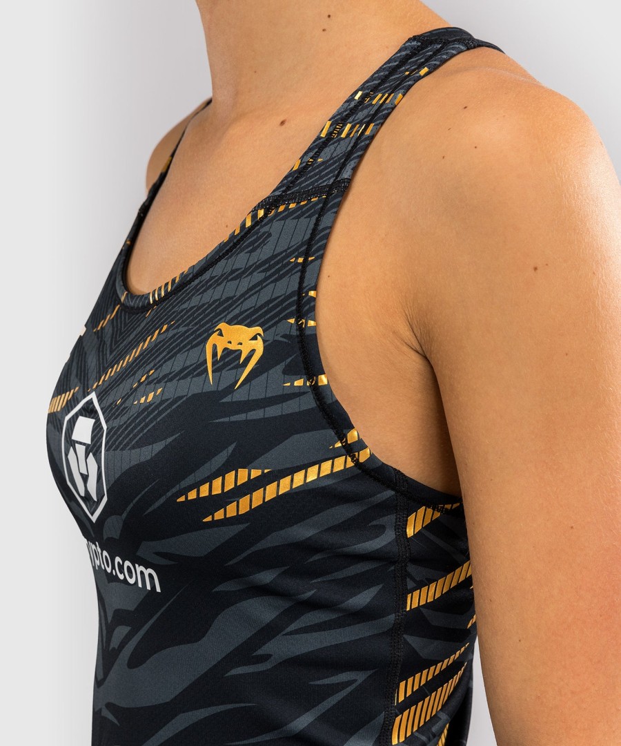 ufc fusion by venum authentic fight night women fitted tank with shelf bra - champion