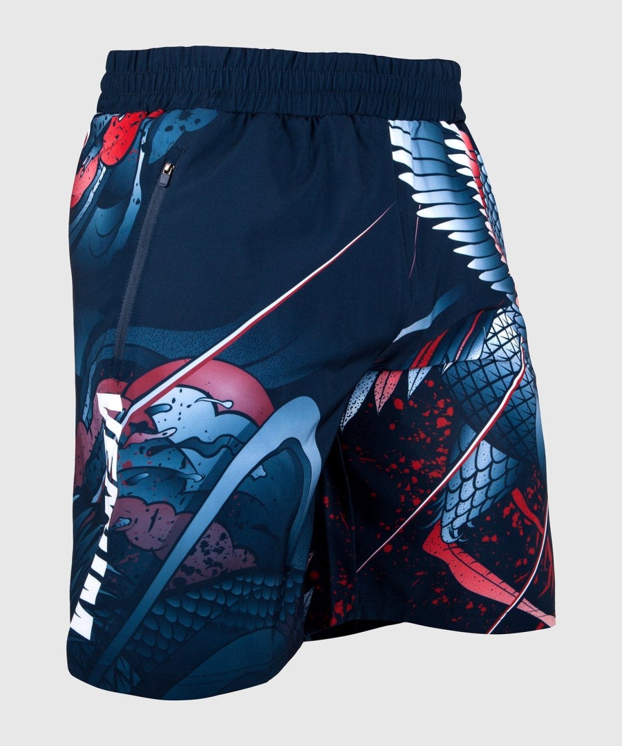 venum rooster training shorts - navy blueorange