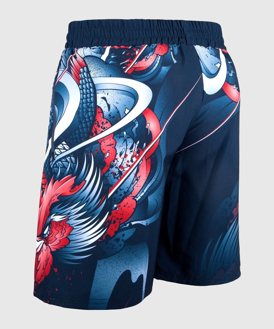 venum rooster training shorts - navy blueorange