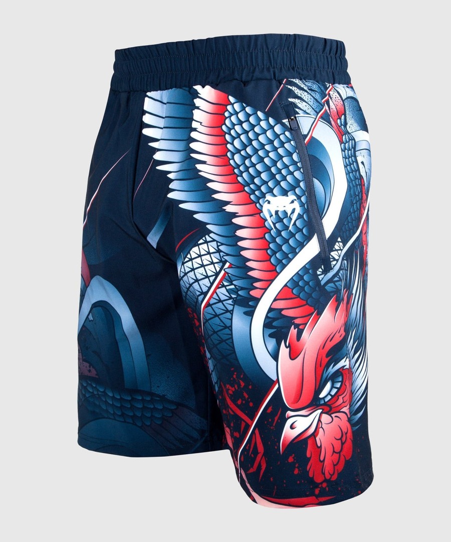 venum rooster training shorts - navy blueorange