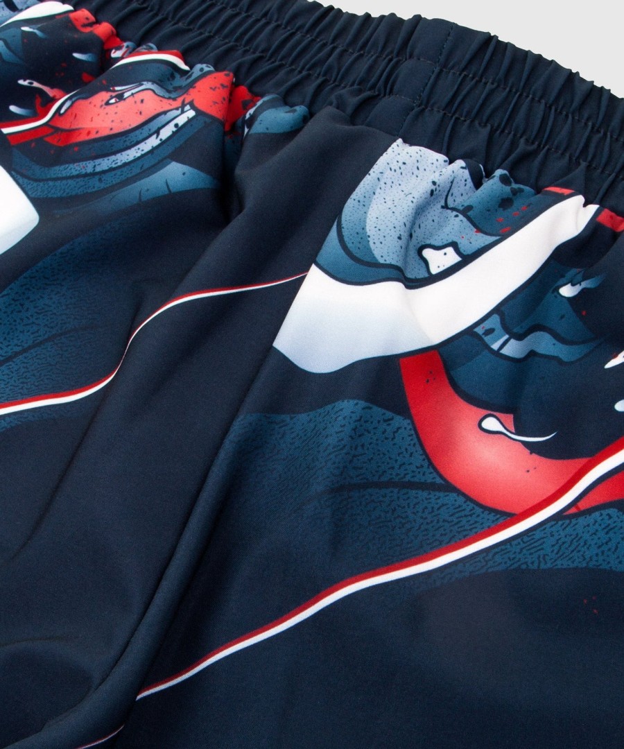 venum rooster training shorts - navy blueorange