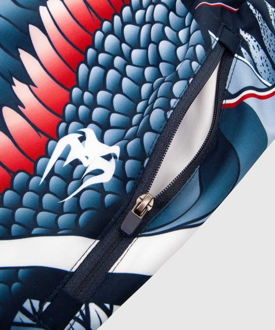 venum rooster training shorts - navy blueorange