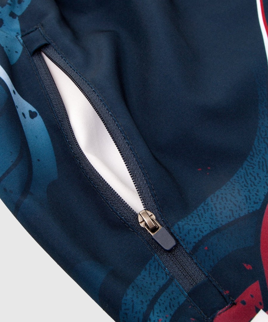 venum rooster training shorts - navy blueorange