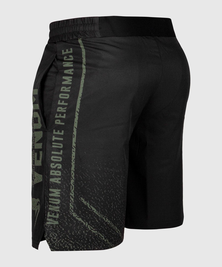 venum signature training shorts - blackkhaki - exclusive