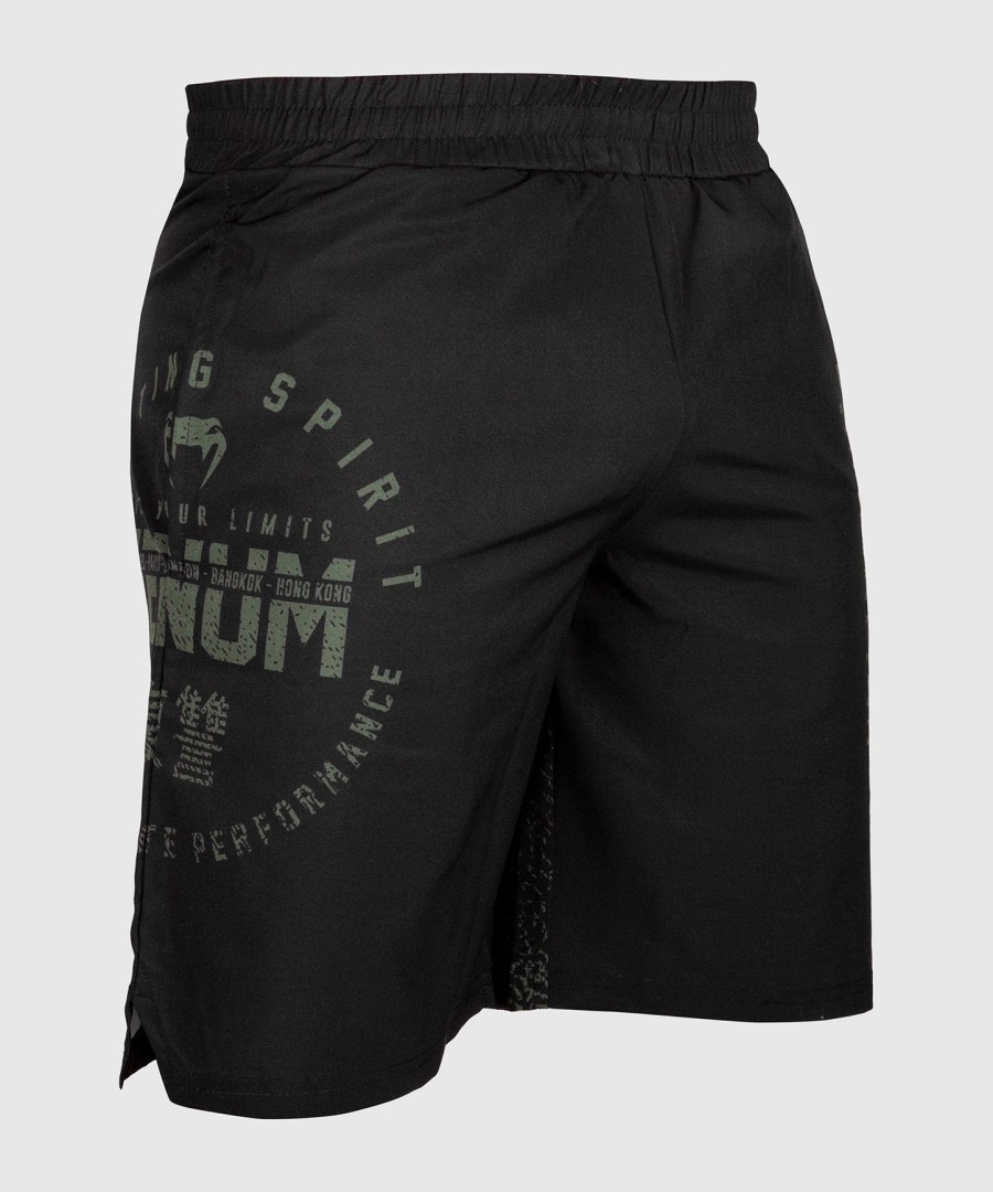 venum signature training shorts - blackkhaki - exclusive