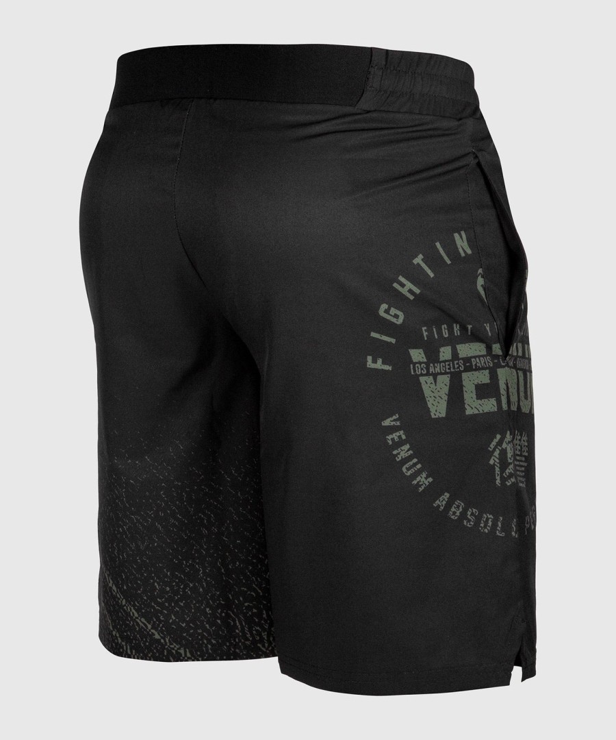 venum signature training shorts - blackkhaki - exclusive