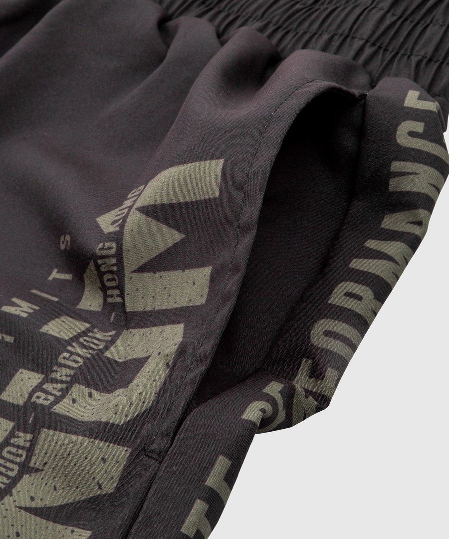 venum signature training shorts - blackkhaki - exclusive